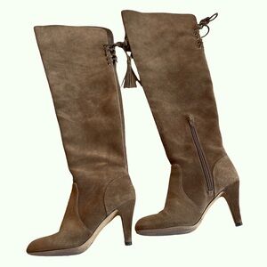 Vince Camuto Brown Suede Over the Knee Boots 6.5